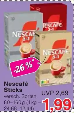 Wiglo Wunderland Nescafé Sticks Angebot