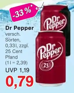 Wiglo Wunderland Dr Pepper Angebot