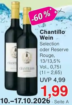 Wiglo Wunderland Chantillo Wein Angebot