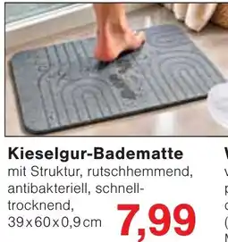 Wiglo Wunderland Kieselgur-Badematte Angebot
