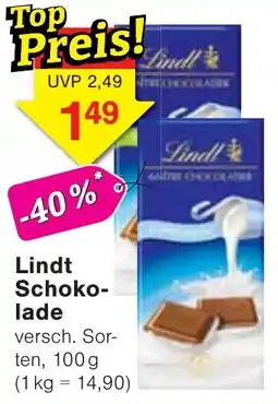 Wiglo Wunderland Lindt Schoko-lade Angebot