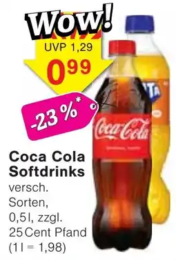 Wiglo Wunderland Coca Cola Softdrinks Angebot