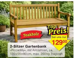 Wiglo Wunderland 2-Sitzer Gartenbank »Piccadilly« Angebot