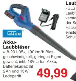 Wiglo Wunderland GÜde Akku-Laubbläser Angebot