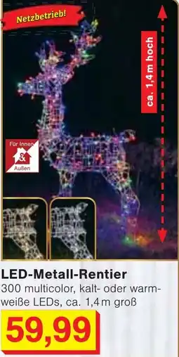 Wiglo Wunderland LED-Metall-Rentier Angebot