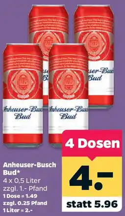 Netto Anheuser-Busch Bud Angebot