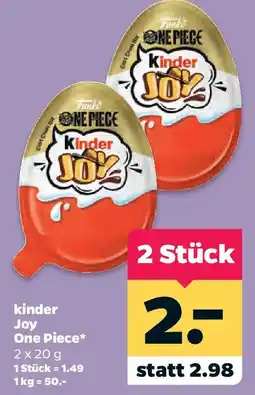 Netto kinder Joy One Piece Angebot