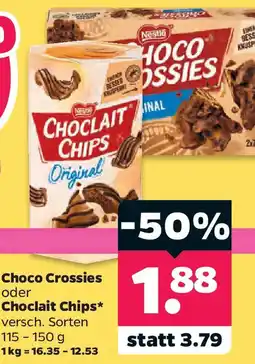 Netto Choco Crossies oder Choclait Chips Angebot