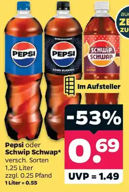 Netto Pepsi oder Schwip Schwap Angebot