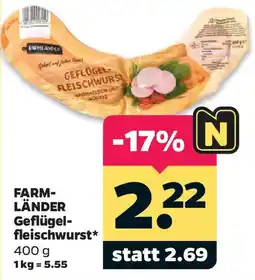 Netto FARMLÄNDER Geflügelfleischwurst Angebot