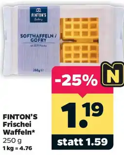 Netto FINTON'S Frischei Waffeln Angebot