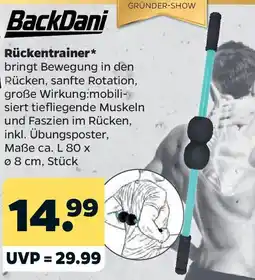 Netto BackDani Rückentrainer Angebot