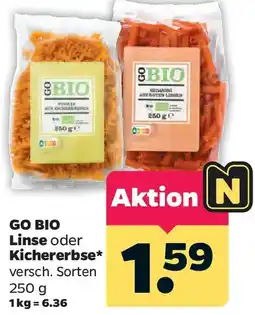 Netto GO BIO Linse oder Kichererbsen Angebot