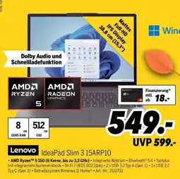 MEDIMAX Lenovo IdeaPad Slim 3 15ARP10 Angebot