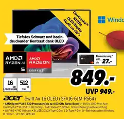 MEDIMAX acer Swift Air 16 OLED Angebot