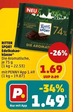 PENNY Ritter Sport Edelkakaoklasse Angebot