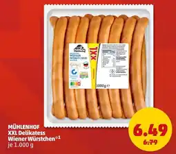 PENNY MÜHLENHOF XXL Delikatess Wiener Würstchen Angebot