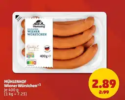 PENNY MÜHLENHOF Wiener Würstchen Angebot