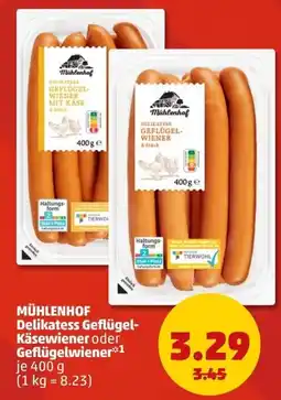 PENNY MÜHLENHOF Delikatess Geflügel-Wiener Angebot
