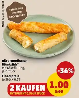 PENNY BÄCKERKRÖNUNG Börekstick Angebot