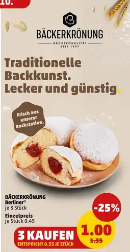 PENNY BÄCKERKRÖNUNG Berliner Angebot