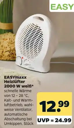Netto EASYmaxx Heizlüfter 2000 W weiß Angebot