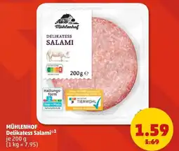 PENNY MÜHLENHOF Delikatess Salami Angebot
