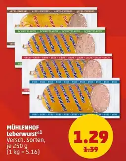 PENNY MÜHLENHOF Leberwurst Angebot