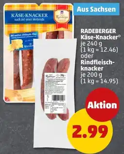 PENNY RADEBERGER Käse-Knacker Angebot