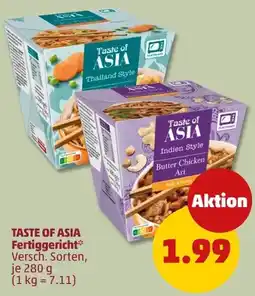 PENNY Taste of Asia Fertiggericht Angebot
