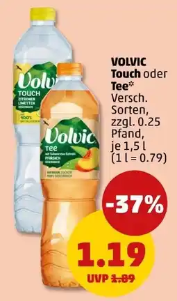 PENNY Volvic Touch oder Tea Angebot