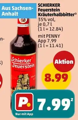PENNY Schierker Feuerstein Kräuterhalbbitter Angebot