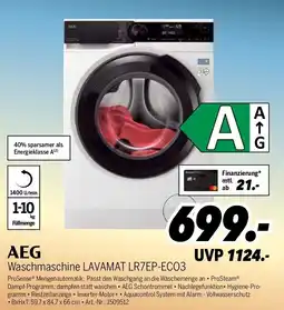 MEDIMAX AEG Waschmaschine LAVAMAT LR7EP-ECO3 Angebot