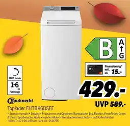 MEDIMAX Bauknecht Toplader FHTBK6BSFF Angebot