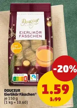 PENNY Douceur Eierlikör Fässchen Angebot