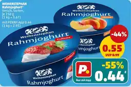 PENNY Weihenstephan Rahmjoghurt Angebot