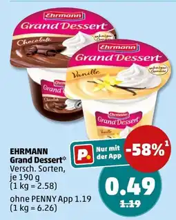 PENNY Ehrmann Grand Dessert Angebot