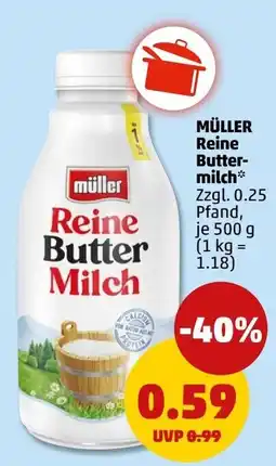 PENNY müller Reine Buttermilch Angebot