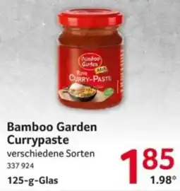 Selgros Bamboo Garden Curypaste Angebot
