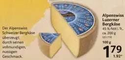 Selgros Alpenswiss Luzerner Bergkäse Angebot