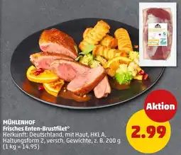 PENNY MÜHLENHOF Frisches Enten-Brustfilet* Angebot