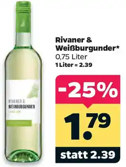 Netto Rivaner & Weißburgunder Angebot