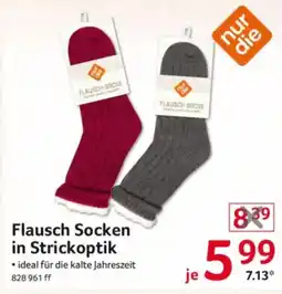 Selgros Flausch Socken in Strickoptik Angebot