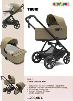 BabyOne Thule Charm Faded Khaki Angebot