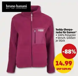 PENNY bruno banani Teddy-Sherpa-Jacke für Damen Angebot