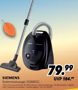MEDIMAX SIEMENS Bodenstaubsauger VS06M312 Angebot