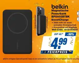 expert Techno Land belkin Magnetische Powerbank BPD002BTBK BoostCharge Angebot