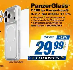 expert Techno Land PanzerGlass CARE by PanzerGlass 3-in-1 Set iPhone 17 Pro Angebot