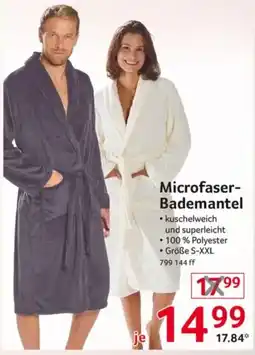 Selgros Microfaser-Bademantel Angebot