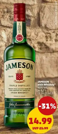PENNY JAMESON Irish Whiskey Angebot